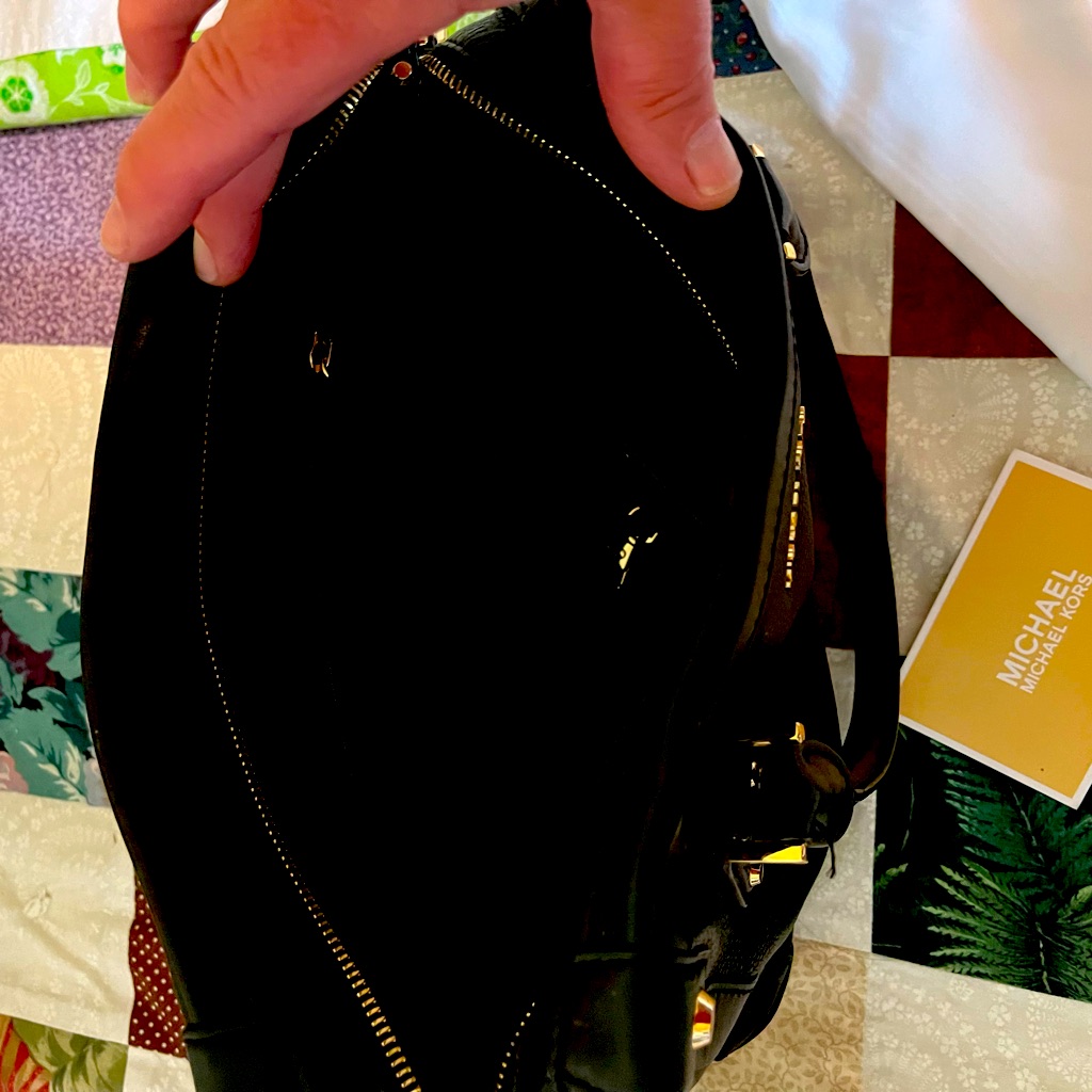 Michael Kors Black Handbag With Detachable Shoulder Strap. Excellent Condition.